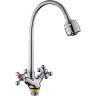 Смеситель для кухни FRAP H19 F4319 с гибким изливом хром