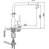 Смеситель для кухни с выдвижной лейкой FRAP F6096-6